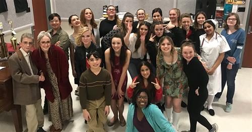 Utley Middle School UIL One Act Play Cast Takes Home Second Place 